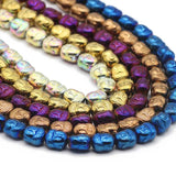 Avalokitesvara Buddha Rose Red,Purple Hematite Loose Beads 10x8MM 20pcs
