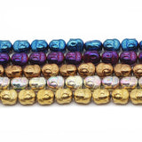 Avalokitesvara Buddha Rose Red,Purple Hematite Loose Beads 10x8MM 20pcs