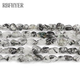 Rutilated Irregular Crystal Gravel Beads for Jewelry Making