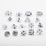 18-Piece Set 5A CZ Cubic Zirconia Stones in Various Shapes
