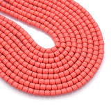 6mm Multicolor Polymer Clay Barrel Beads for Jewelry Making DIY Bracelet