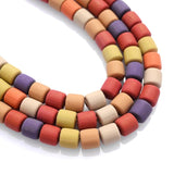 6mm Multicolor Polymer Clay Barrel Beads for Jewelry Making DIY Bracelet