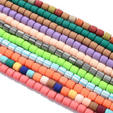 6mm Multicolor Polymer Clay Barrel Beads for Jewelry Making DIY Bracelet