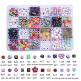 1200Pcs Acrylic Alphabet Letter Beads for Name Bracelet DIY Crafts
