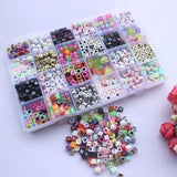 1200Pcs Acrylic Alphabet Letter Beads for Name Bracelet DIY Crafts