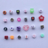 1200Pcs Acrylic Alphabet Letter Beads for Name Bracelet DIY Crafts