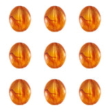 20pcs Amber Acrylic Beads Link Rings Spacer Jewelry Making Accessories