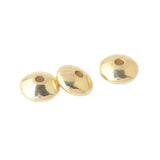 100 PCS 4-8mm Brass Flat Beads DIY Jewelry Making Accessories