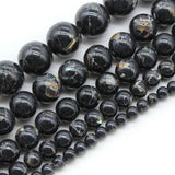 Shell Turquoise Round Beads 4/6/8/10/12mm for Jewelry Making 15''