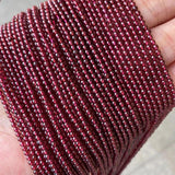 Tiny Beads Garnet Jades Stone for DIY Jewelry Making