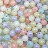 Colorful Acrylic Round Ball Spacer Beads for Jewelry Making DIY 10mm