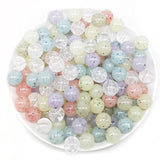 Colorful Acrylic Round Ball Spacer Beads for Jewelry Making DIY 10mm
