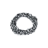 Hematite Beads 4/8mm 15inch Strand Natural Stone Hematites Loose Spacers DIY