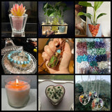 3-5MM Natural Quartz Stone Mini Glass Wishing Bottles