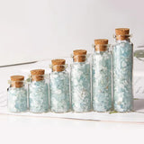 3-5MM Natural Quartz Stone Mini Glass Wishing Bottles