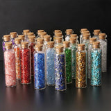 3-5MM Natural Quartz Stone Mini Glass Wishing Bottles