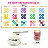 Polymer Clay Bead Kit for Jewelry Making Colorful Clay Beads