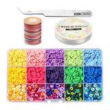 Polymer Clay Bead Kit for Jewelry Making Colorful Clay Beads