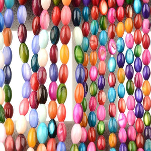 Czech Glass Rice Beads for DIY Jewelry Making