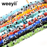 Colorful Evil Eyes Glass Loose Beads Jewelry Making DIY Accessories