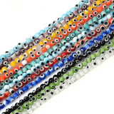 Colorful Evil Eyes Glass Loose Beads Jewelry Making DIY Accessories