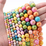 4-12mm Natural Purple Lapis Lazuli Round Loose Beads