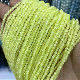Yellow Zircon Bostwana Agate Rutilated Quartz Beads