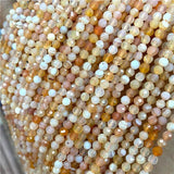 Yellow Zircon Bostwana Agate Rutilated Quartz Beads