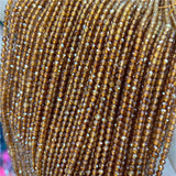 Yellow Zircon Bostwana Agate Rutilated Quartz Beads