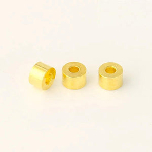 100 PCS 3x2mm Metal Brass Spacer Beads DIY Jewelry Making