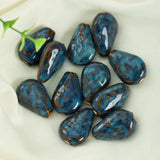 5 PCS Water Drop Ceramic Beads 27x18mm Porcelain Spacer Beads