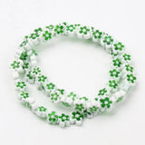 Mixed Flower Lampwork Beads 4/6/8mm Glazed Glass Spacer Beads