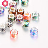 10Pcs 16x10mm Crystal Flower Glass Beads for Jewelry Making