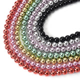 Hematite Stone Beads Round Spacer Loose Beads for Jewelry Making DIY
