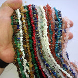 3-5mm Colorful Agat Stone Beads 34'' Strand