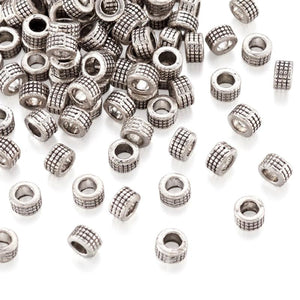 100pcs Tibetan Silver Metal Spacer Beads for Jewelry Making DIY