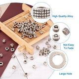 100pcs Tibetan Silver Metal Spacer Beads for Jewelry Making DIY