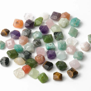 6x11mm Tiger Eye Amethyst Amazonite Stone Beads for Jewelry Making