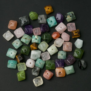 6x11mm Tiger Eye Amethyst Amazonite Stone Beads for Jewelry Making