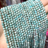 Amazonite Stone Faceted Spacer Beads for Jewelry Making DIY