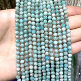 Amazonite Stone Faceted Spacer Beads for Jewelry Making DIY