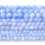 Natural Shell Beads Round Charm Bulk Spacer for DIY Bracelet Making 15in 4-8mm