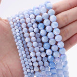 Natural Shell Beads Round Charm Bulk Spacer for DIY Bracelet Making 15in 4-8mm