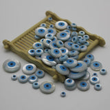5pcs Shell Beads Evil Eye Jewelry Making Necklace Bracelet Accessories