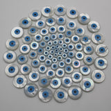5pcs Shell Beads Evil Eye Jewelry Making Necklace Bracelet Accessories