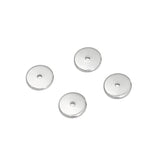 Stainless Steel Spacer Beads Round Square Flat Bead Metal Spacers