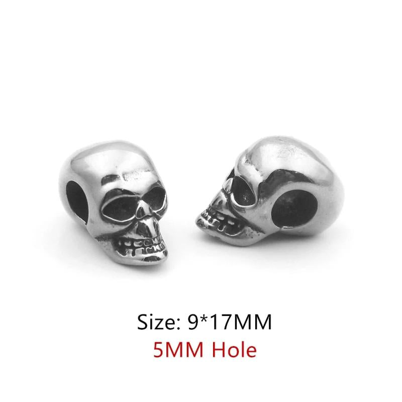 Skull Head Beads Charms for Men Bracelet Making
