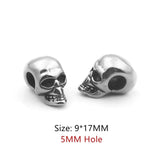 Skull Head Beads Charms for Men Bracelet Making