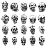 Skull Head Beads Charms for Men Bracelet Making