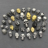 Skull Head Beads Charms for Men Bracelet Making
